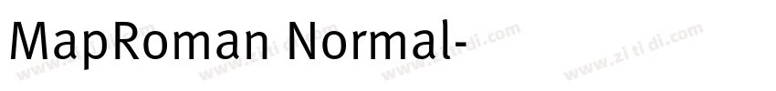 MapRoman Normal字体转换